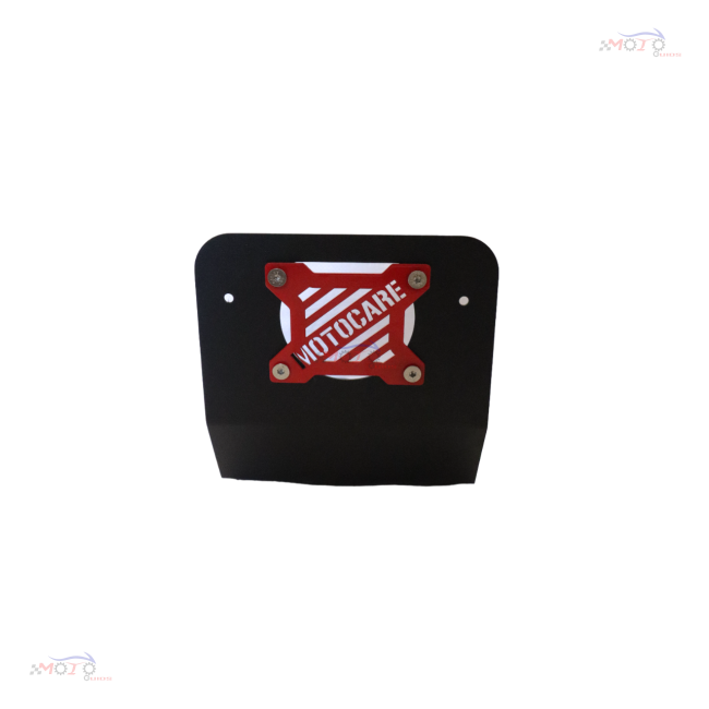 Cnc Carrier Plate With Backrest (with Bike Logo) For Super Meteor 650